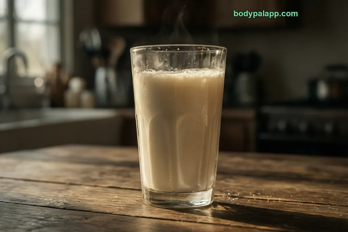 Glass of milk, whole, 3.25% milkfat