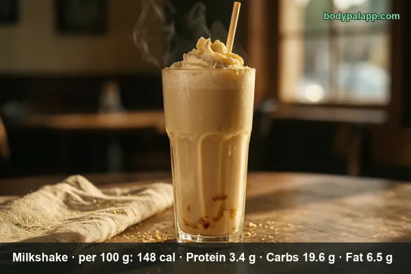 Milkshake calories