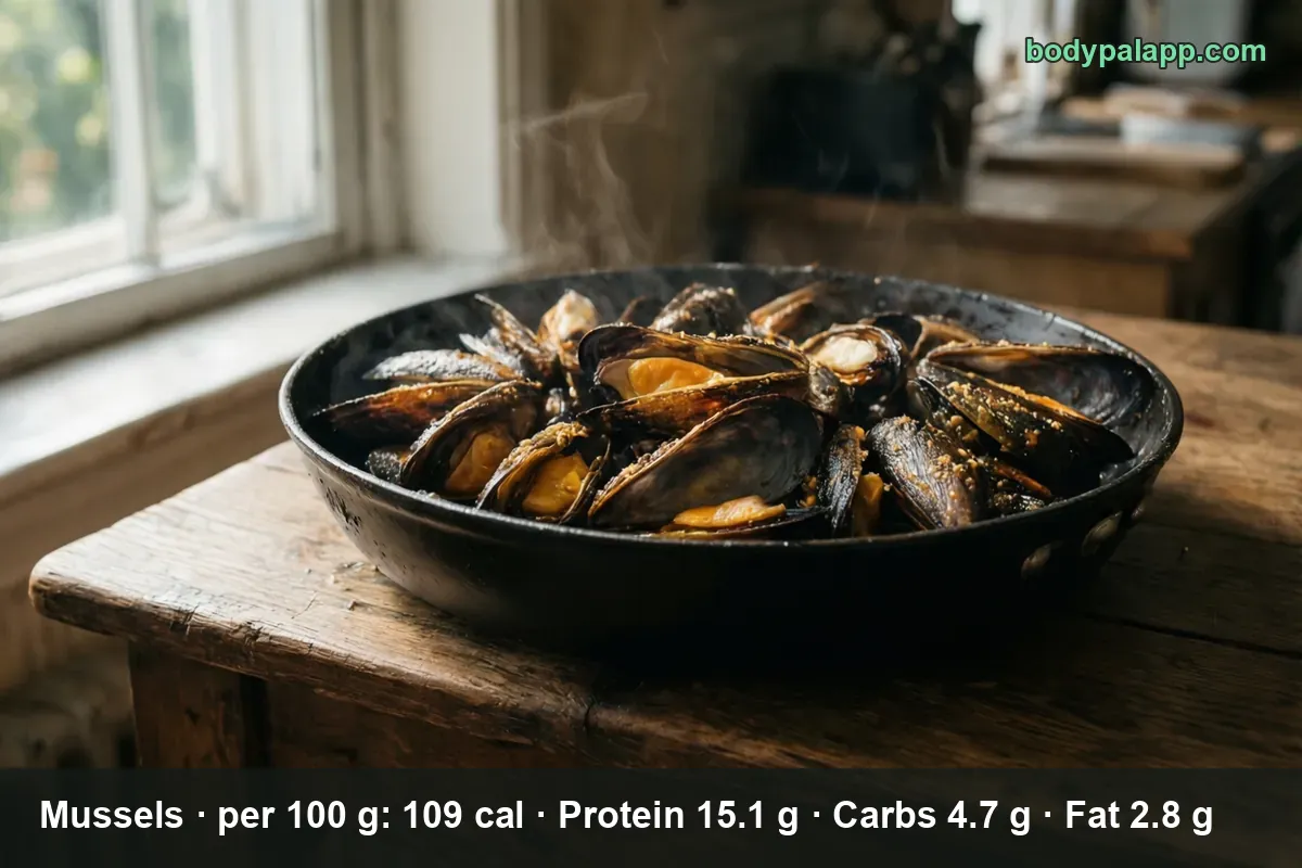 Cozze, polpa sgusciata