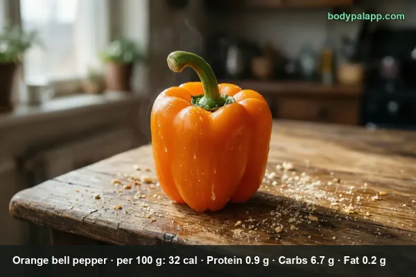 Orange Bell Pepper calories