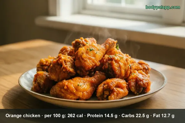 Orange Chicken calories