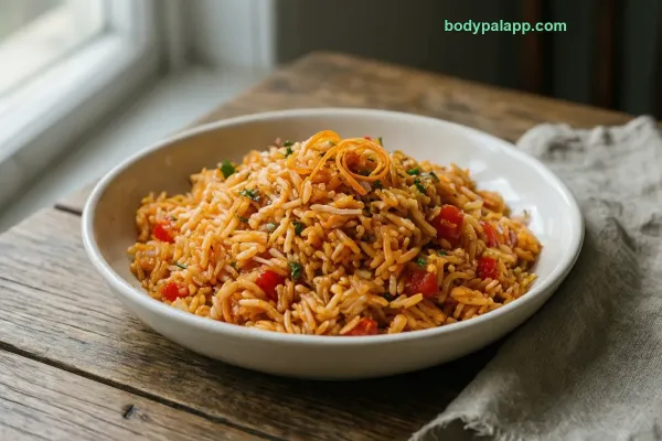 Orange Rice calories