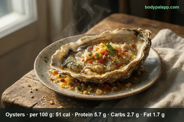Oyster calories