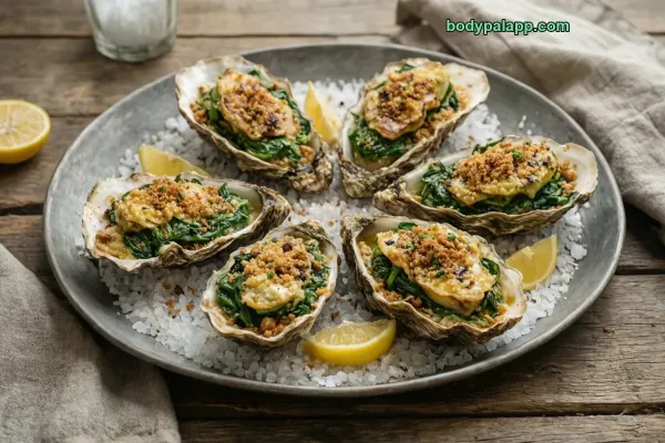 Oysters Rockefeller calories