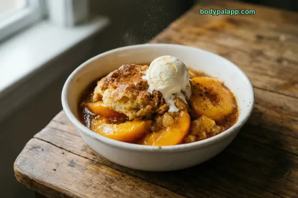 Peach Cobbler calories