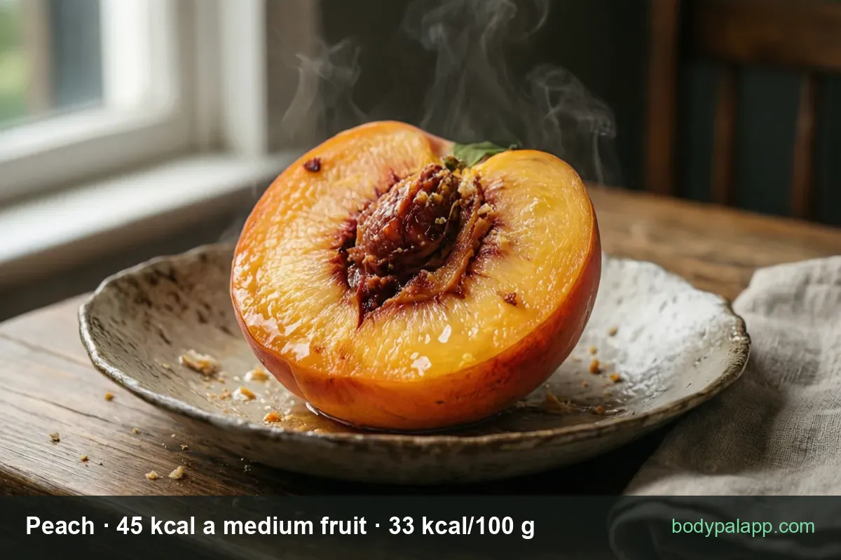 Peach - 45 kcal a medium fruit