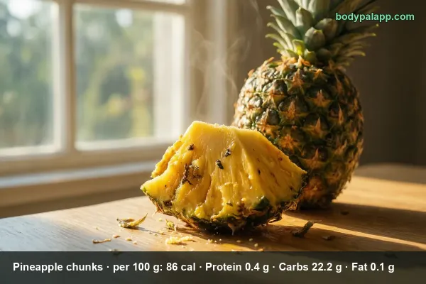 Pineapple Chunks calories