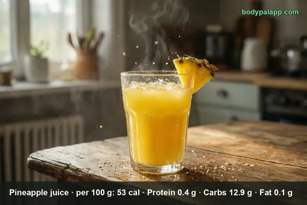 Pineapple Juice calories