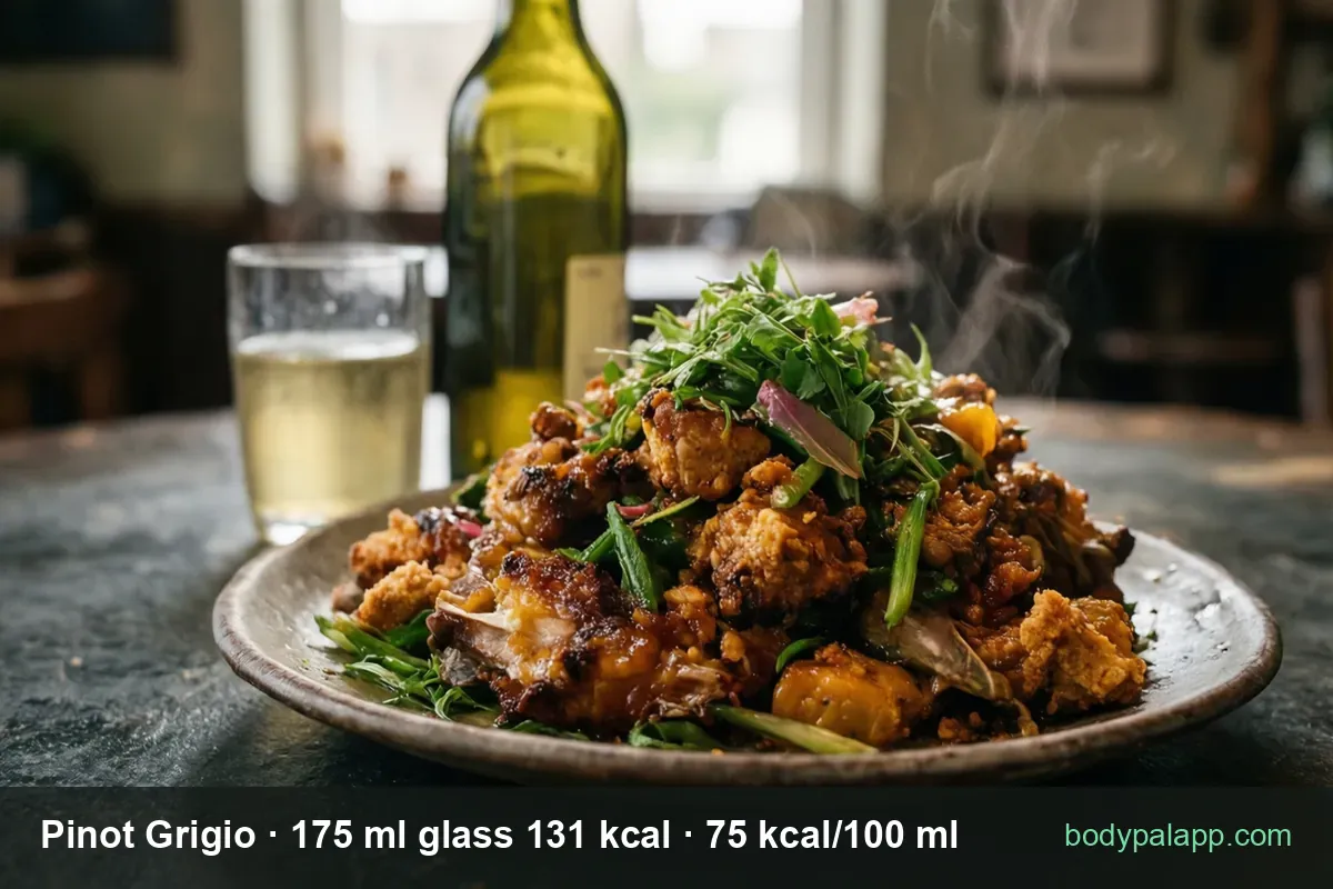 Pinot Grigio - 131 kcal a 175 ml glass