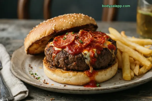 Pizza Burger calories
