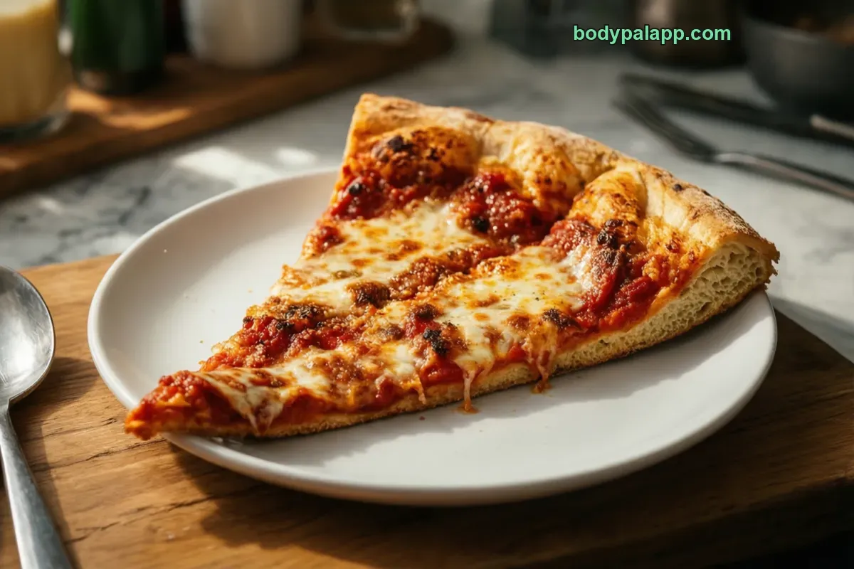 Pizza hut cheese pizza slice, 14-inch, hand-tossed crust