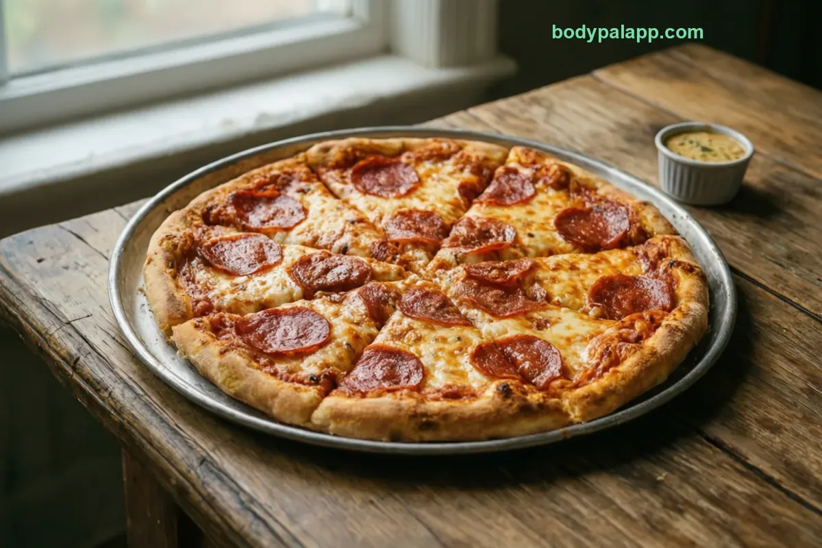 Papa john's pizza, 14" cheese, original crust