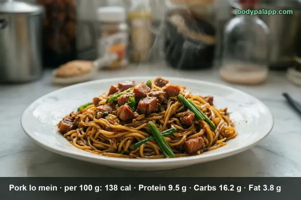 Pork Lo Mein calories