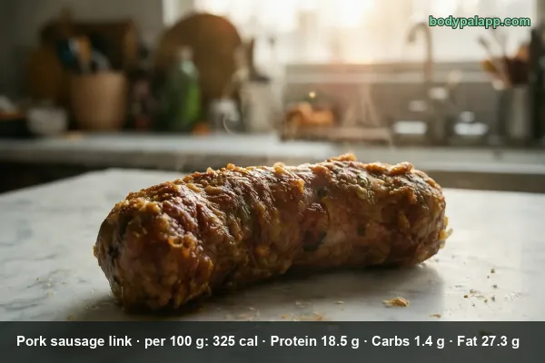 Pork Sausage Link calories