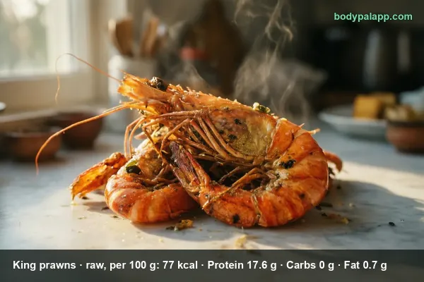 Prawns calories
