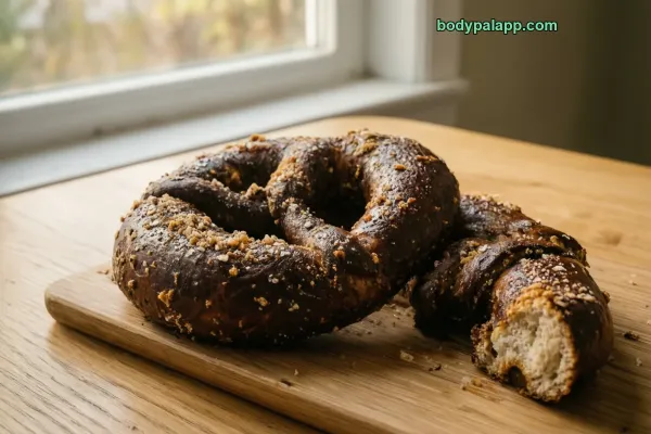 Pretzel Bagel calories