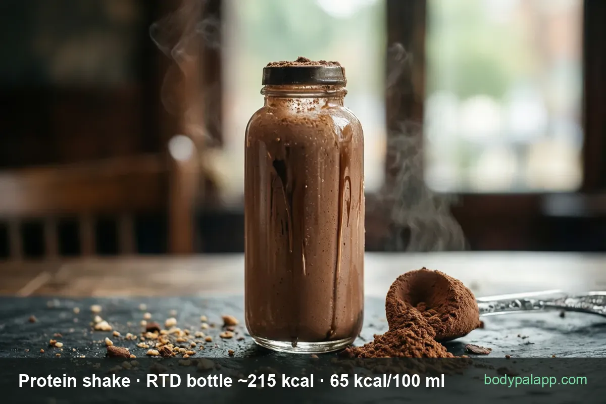 Protein shake - ~215 kcal per RTD bottle