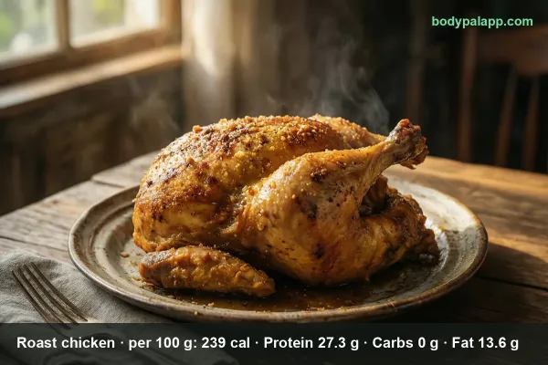 Roast Chicken calories
