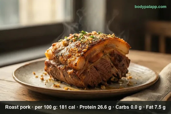 Roast Pork calories