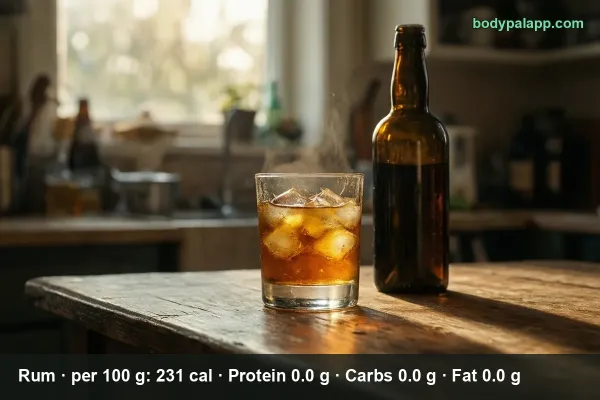 Shot Of Rum calories