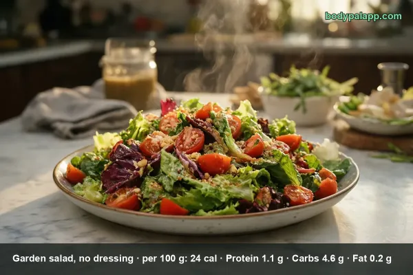 Salad With Dressing calories