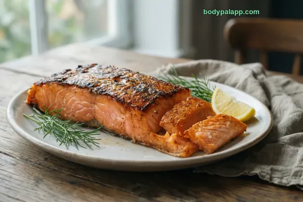Cooked Salmon Fillet calories