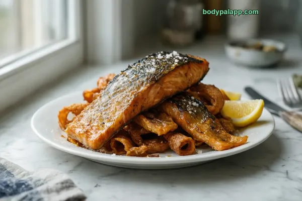 Salmon Skin calories