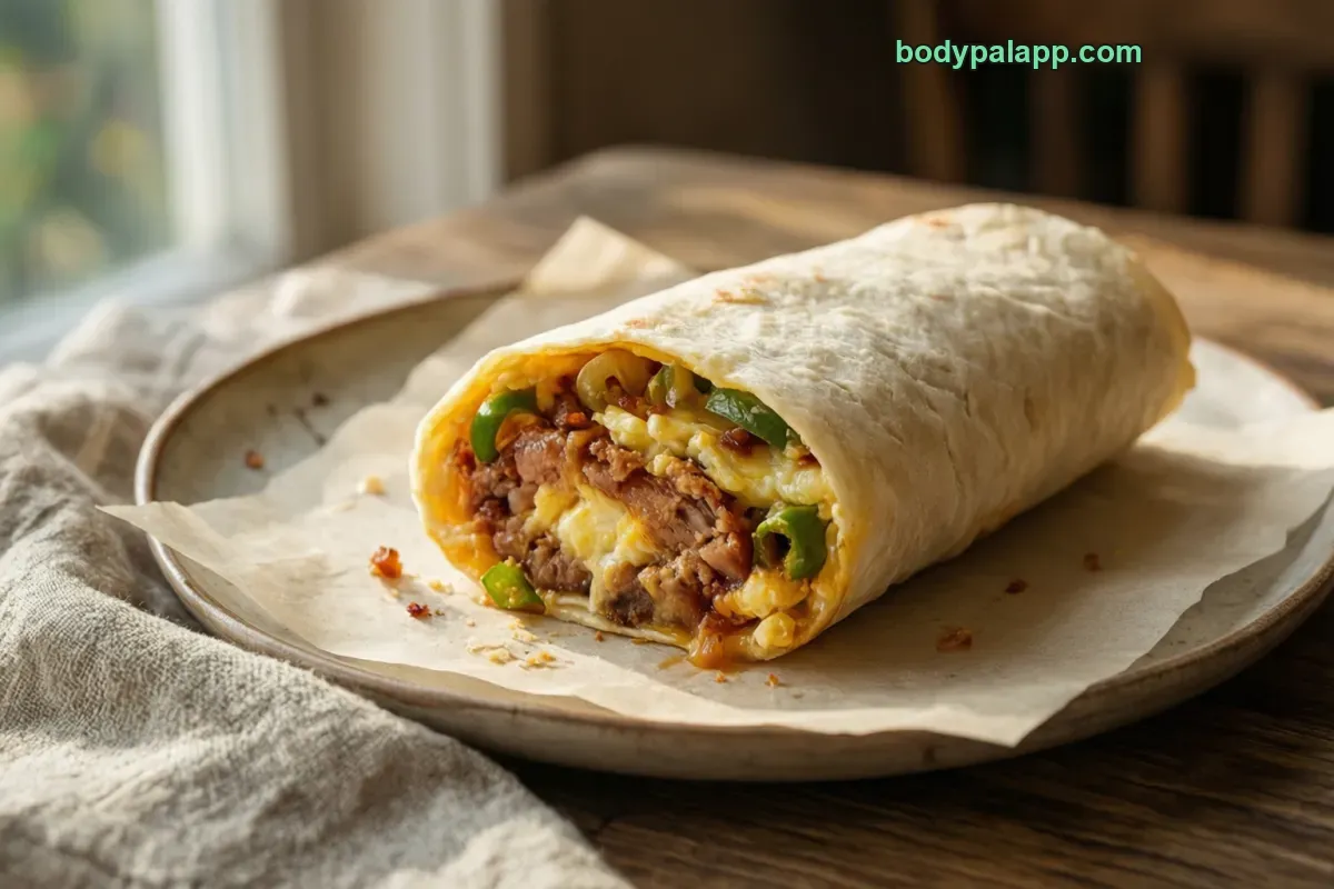 Mcdonald's sausage burrito, fast food