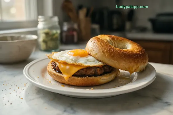 Sausage Egg And Cheese Bagel calories