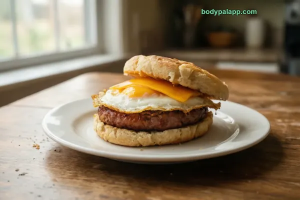 Sausage Egg And Cheese calories