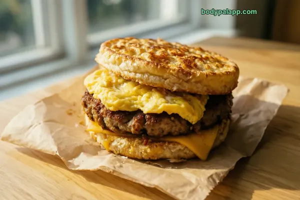 Sausage Egg And Cheese Mcgriddle calories