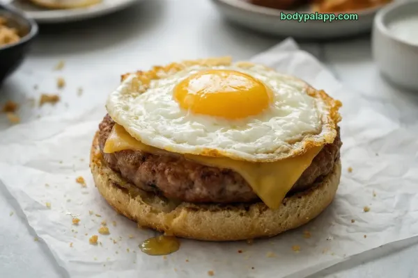Sausage Egg Mcmuffin calories