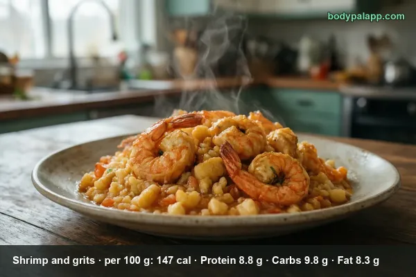 Shrimp And Grits calories