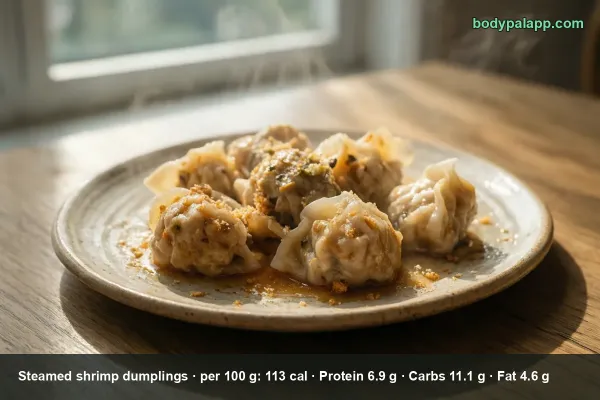 Steamed Shrimp Dumplings calories