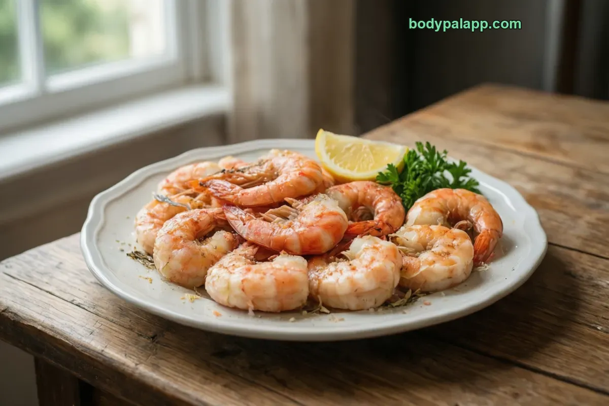 Shrimp, cooked, no breading