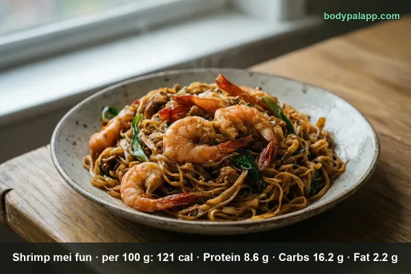 Shrimp Mei Fun calories