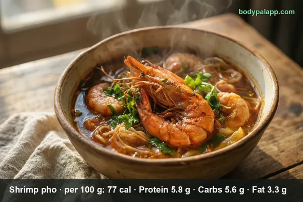 Shrimp Pho calories