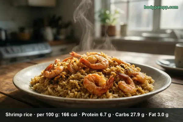 Shrimp Rice calories