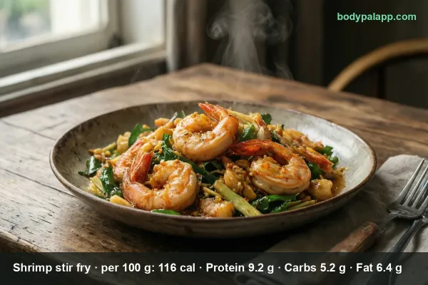 Shrimp Stir Fry calories