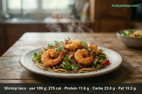 Shrimp Taco calories