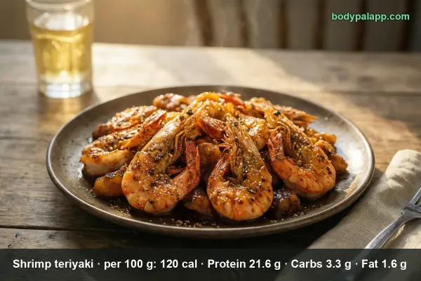 Shrimp Teriyaki calories