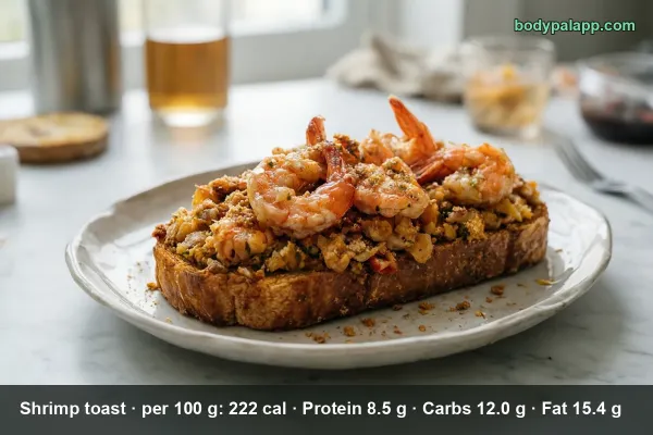 Shrimp Toast calories