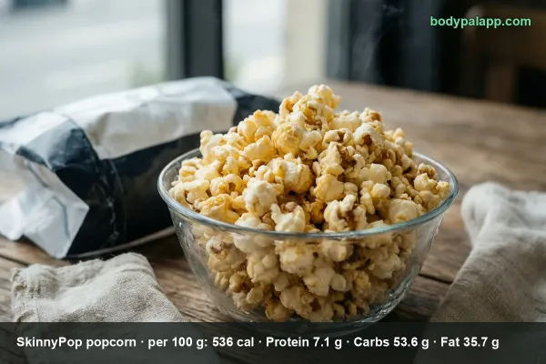 Skinny Pop Popcorn calories