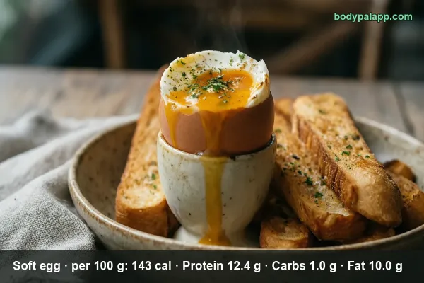 Soft Boiled Egg calories