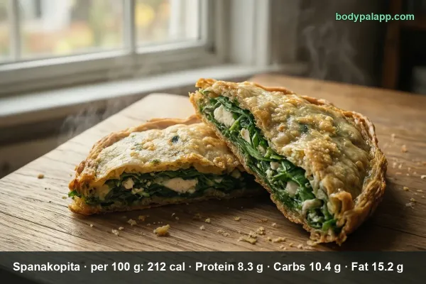 Spanakopita calories