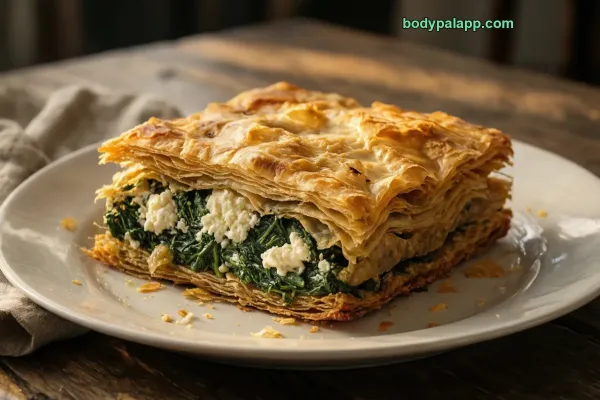 Spinach Pie (Spanakopita) calories