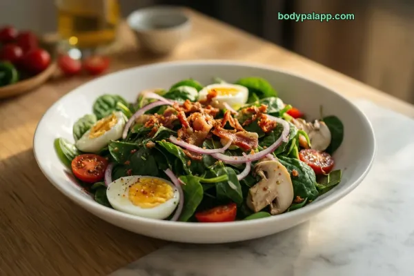 Spinach Salad calories