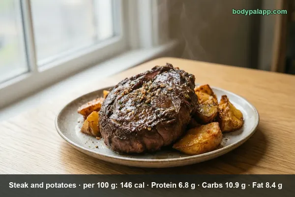 Steak And Potatoes calories
