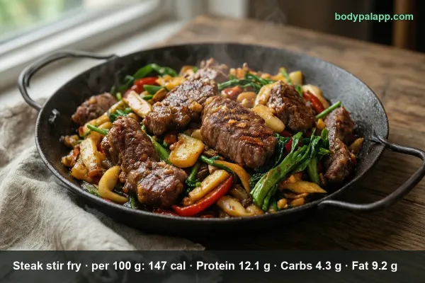 Steak Stir Fry calories