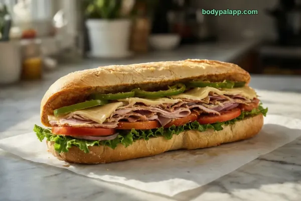 Subway Footlong Sub calories